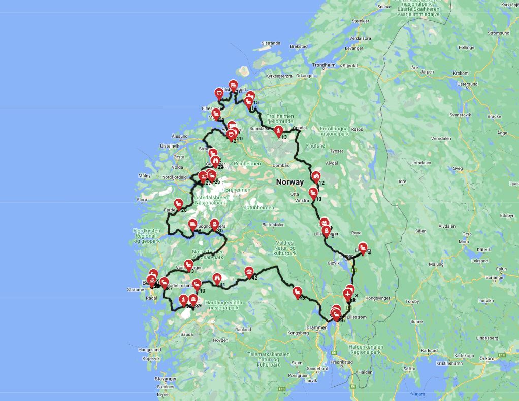 Oslo Roundtrip - Nordic Nature Expedition - Heading North West